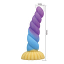Power Monsters Unicorn dildo fantasy tricolore – foto 7