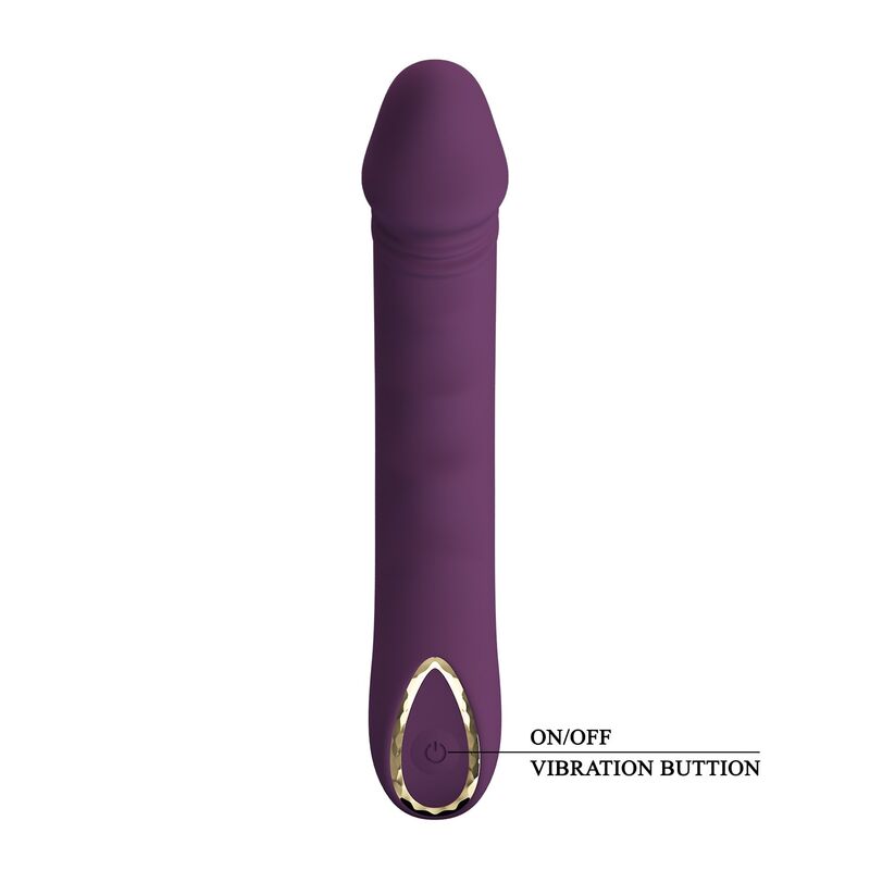Pretty Love Amara Vibratore Ricaricabile 10 Funzioni Viola – immagine 2