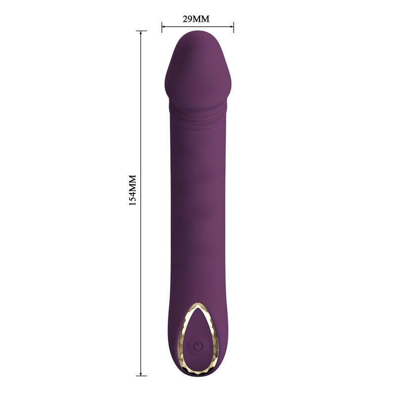 Pretty Love Amara Vibratore Ricaricabile 10 Funzioni Viola – immagine 10
