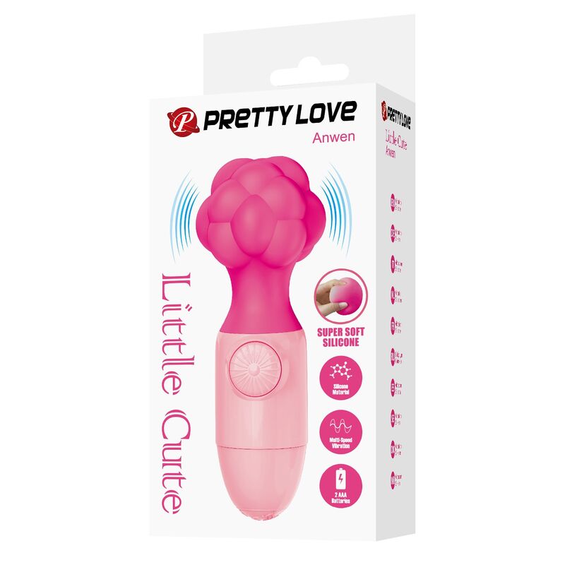 Pretty Love Anwen Mini Massaggiatore con Testina a Bolla Rosa – immagine 3