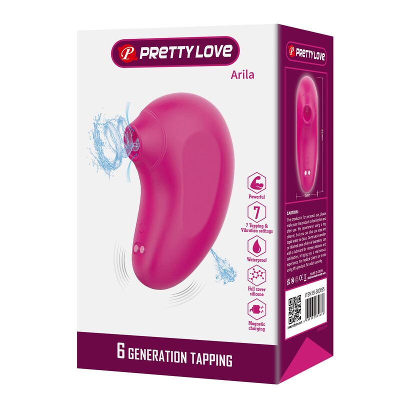 Pretty Love Arila Stimolatore Clitorideo a Suzione con Vibrazione Rosa – immagine 3
