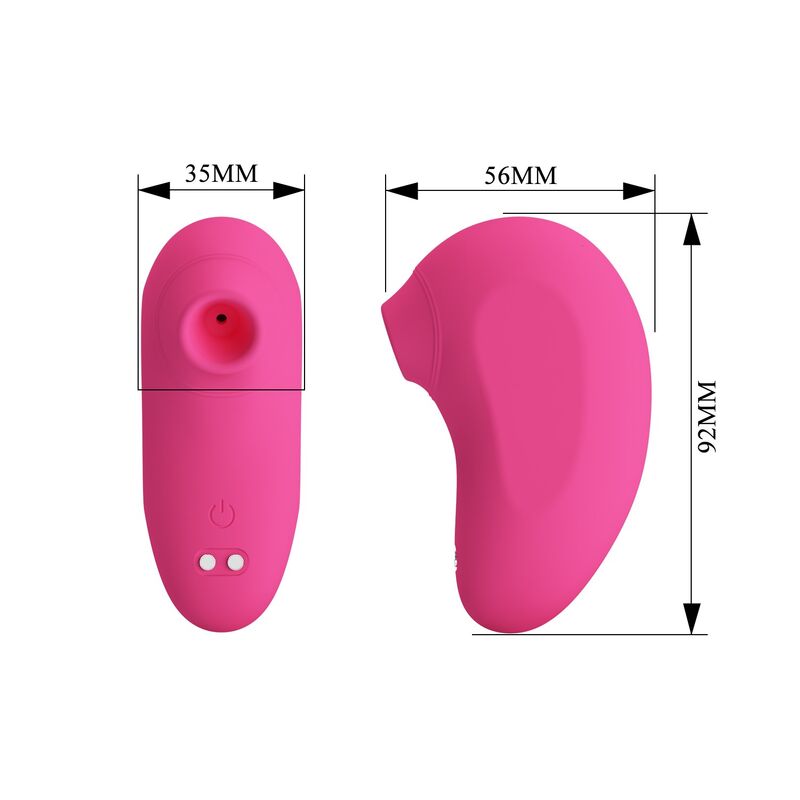 Pretty Love Arila Stimolatore Clitorideo a Suzione con Vibrazione Rosa – immagine 11