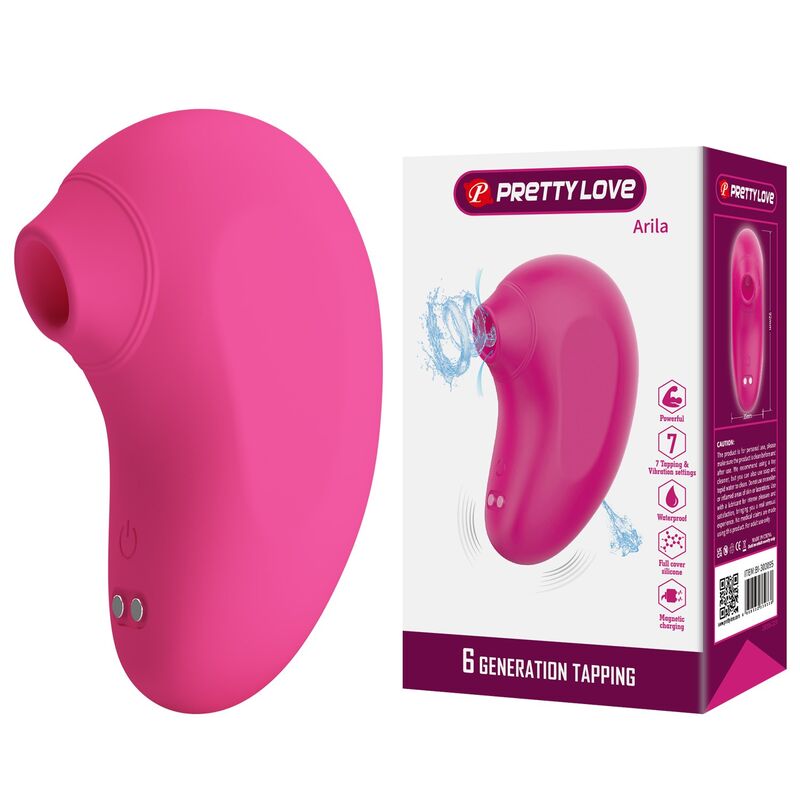 Pretty Love Arila Stimolatore Clitorideo a Suzione con Vibrazione Rosa