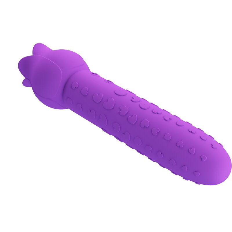 Pretty Love Dannell Vibratore con Lingua a Fiore per Stimolazione Orale e Clitoridea Viola – immagine 11