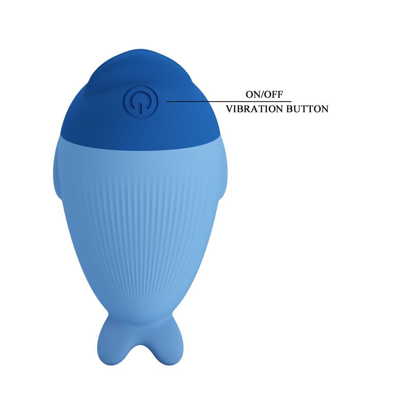Pretty Love Dolphin Mini Vibratore Ricaricabile Blu – immagine 6