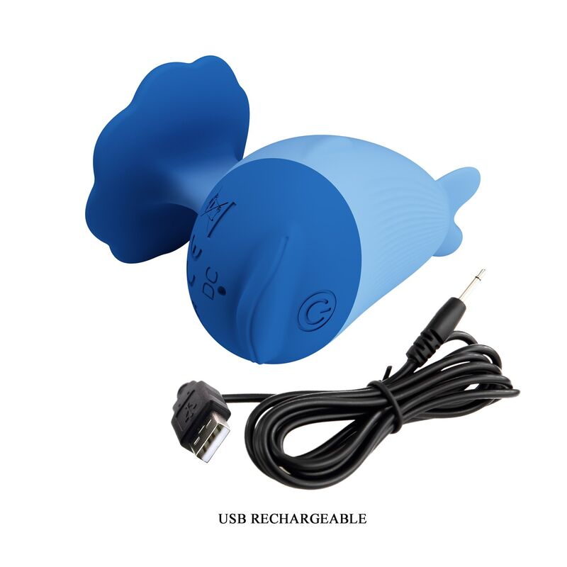 Pretty Love Dolphin Mini Vibratore Ricaricabile Blu – immagine 8