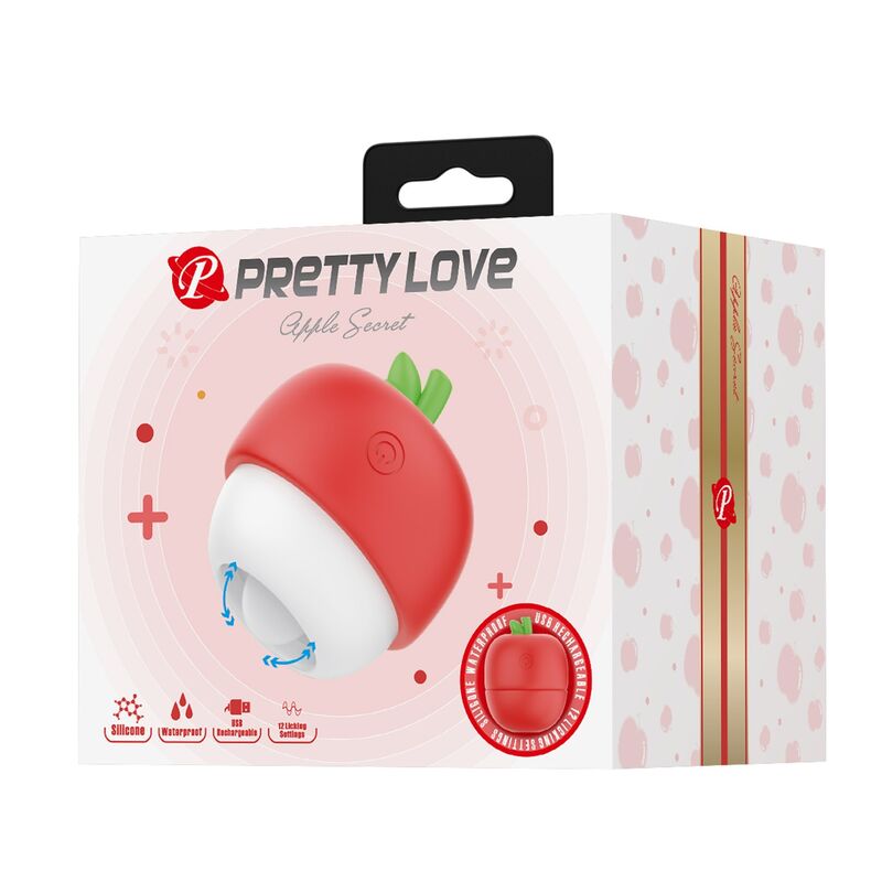 Pretty Love Stimolatore Clitorideo con Effetto Lingua Rosso – immagine 2
