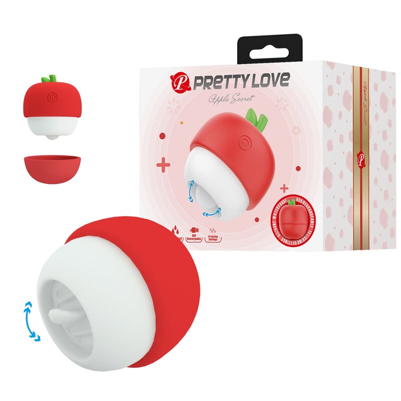 Pretty Love Stimolatore Clitorideo con Effetto Lingua Rosso – immagine 10