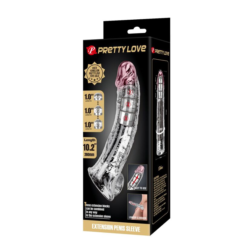 Pretty Love Guaina Estensore Regolabile 26 cm Trasparente – immagine 3