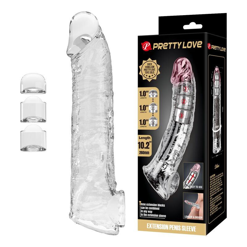 Pretty Love Guaina Estensore Regolabile 26 cm Trasparente