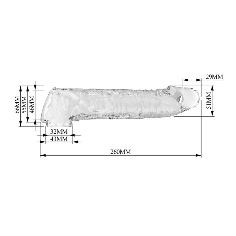 Pretty Love Guaina Estensore Regolabile 26 cm Trasparente – immagine 9