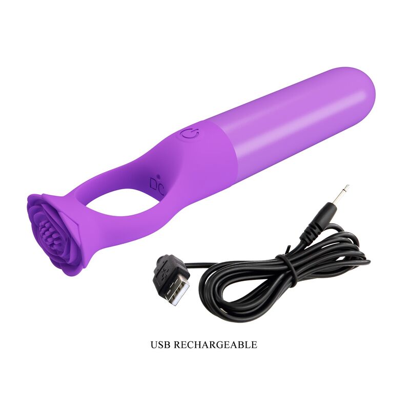 Pretty Love Giana Mini Massaggiatore Vibrante ad Anello Viola – immagine 8