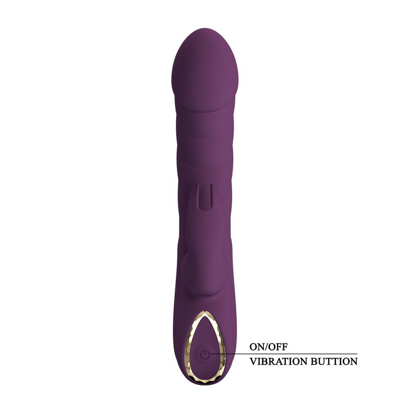 Pretty Love Harper Vibratore Rabbit Ricaricabile 10 Funzioni Viola – immagine 9