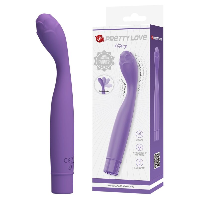 Pretty Love Henry Vibratore Punto G Flessibile Viola