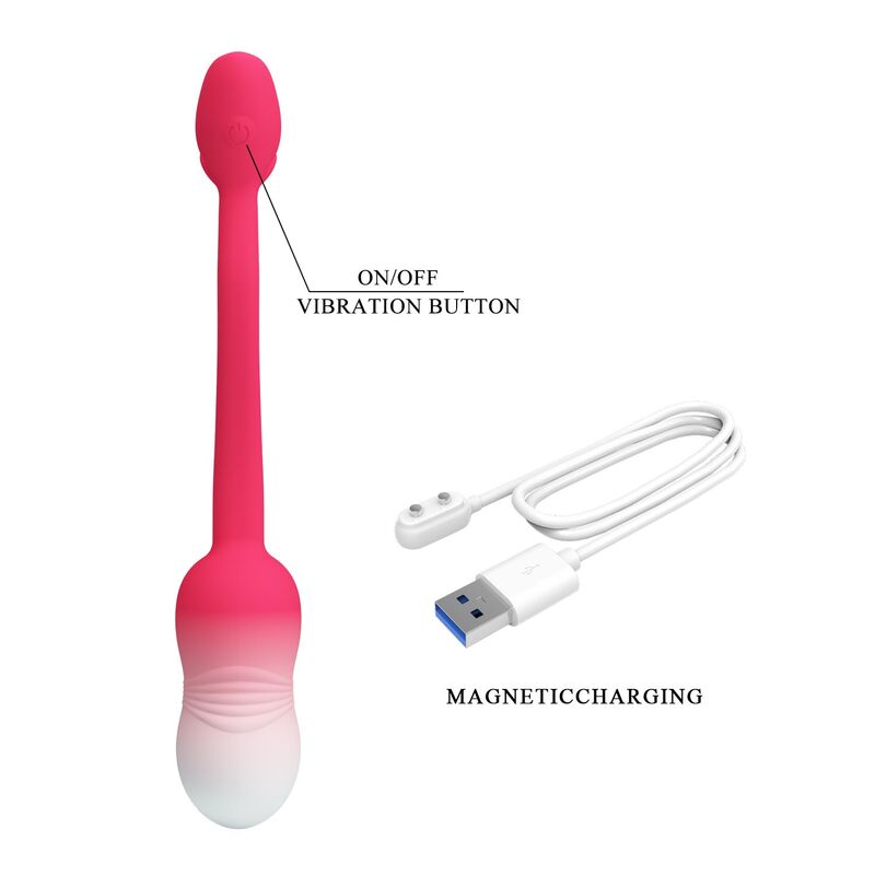 Pretty Love Pulsen Ovetto Vibrante con App 12 Funzioni Rosa – immagine 8