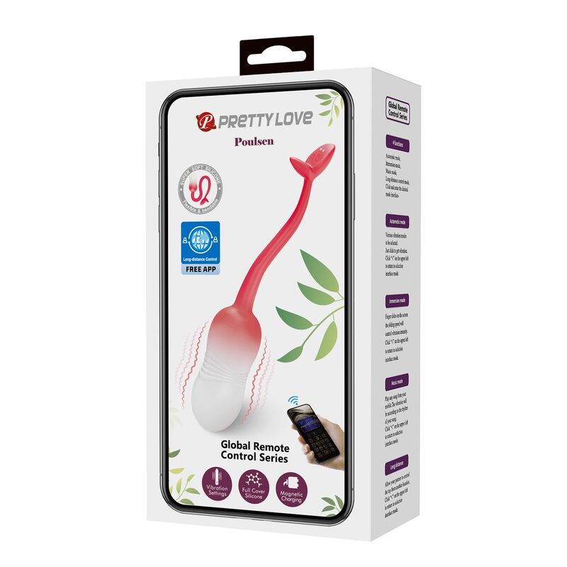 Pretty Love Pulsen Ovetto Vibrante con App 12 Funzioni Rosa – immagine 20