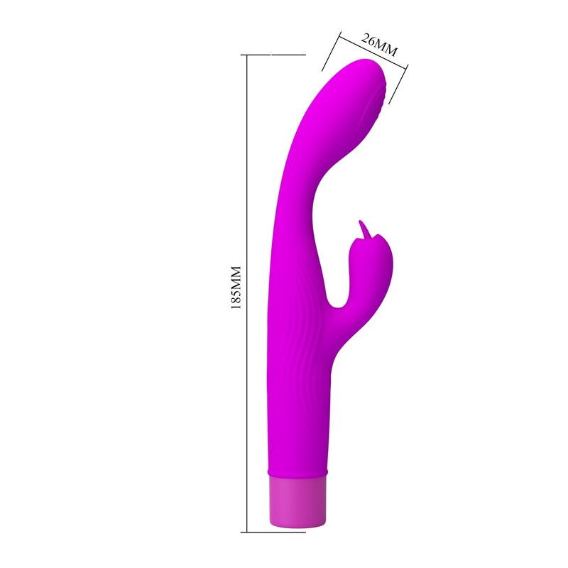 Pretty Love Jene Vibratore Doppia Stimolazione Punto G e Clitoride Viola – immagine 9
