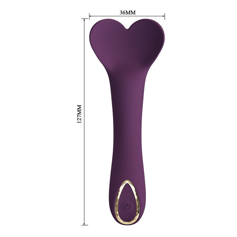 Pretty Love Kenyell Vibratore Ricaricabile 10 Funzioni Viola – immagine 9