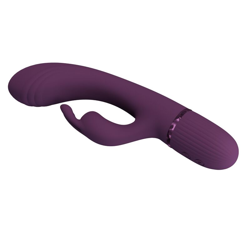Pretty Love Rocco Vibratore Rabbit Ricaricabile 10 Funzioni Viola – immagine 8