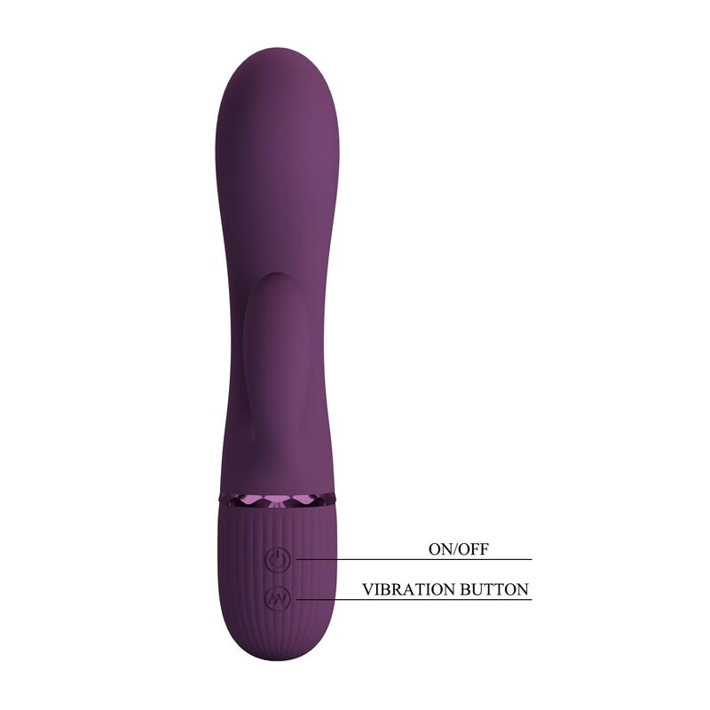Pretty Love Margie Vibratore Rabbit Ricaricabile 10 Funzioni Viola – immagine 4
