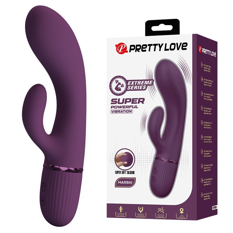 Pretty Love Margie Vibratore Rabbit Ricaricabile 10 Funzioni Viola