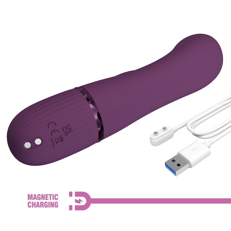 Pretty Love Margie Vibratore Rabbit Ricaricabile 10 Funzioni Viola – immagine 9