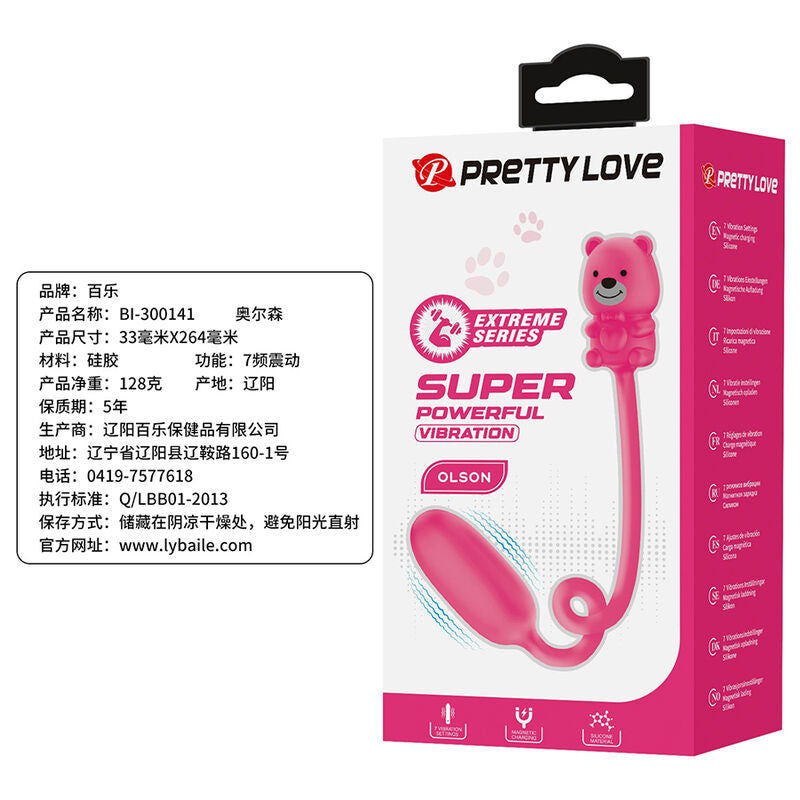 Pretty Love Olson Ovetto Vibrante con Comando a Filo Rosa – immagine 12