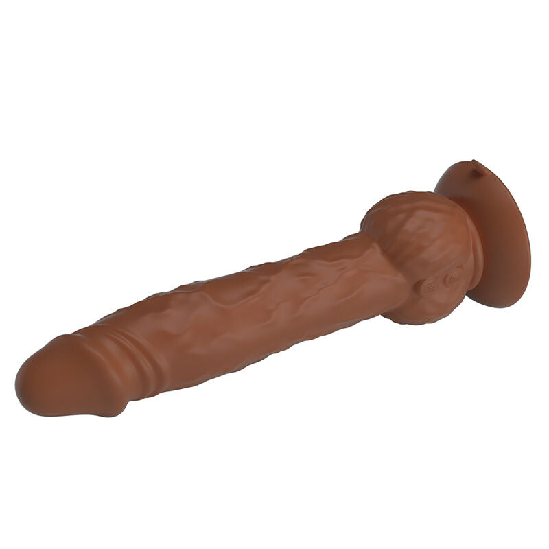 Pretty Love Eren Dildo Vibrante a Spinta 20,5 cm Ø 4,5 cm Marrone – immagine 4