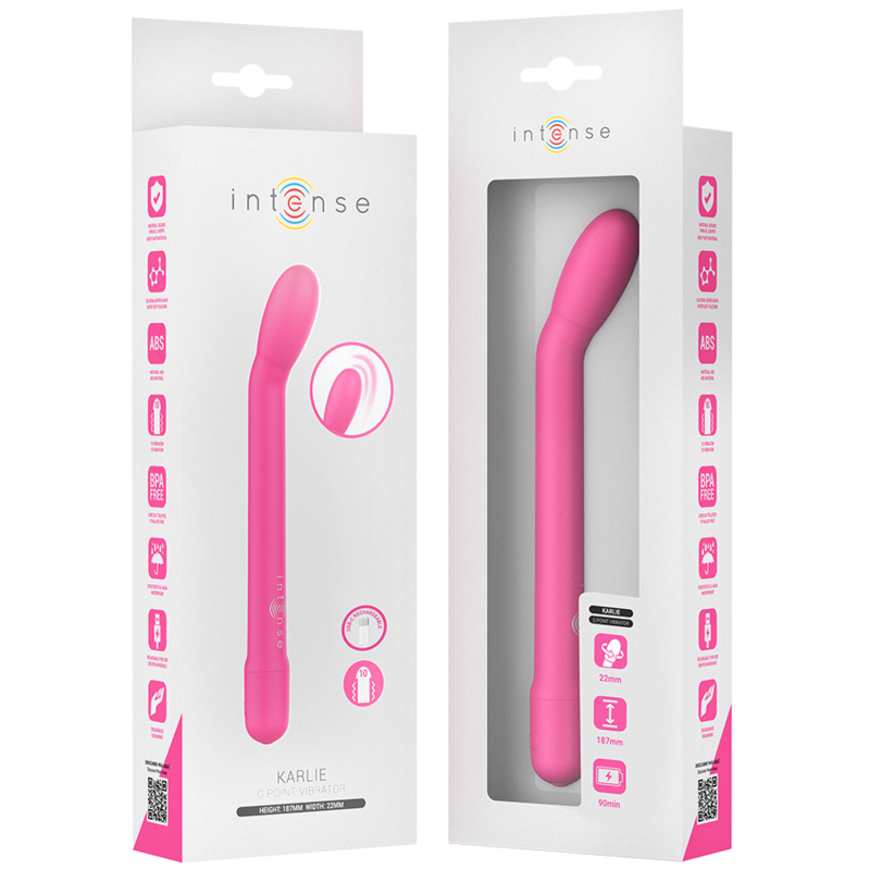 Intense Karlie Stimolatore Punto G Ricaricabile Rosa – immagine 8