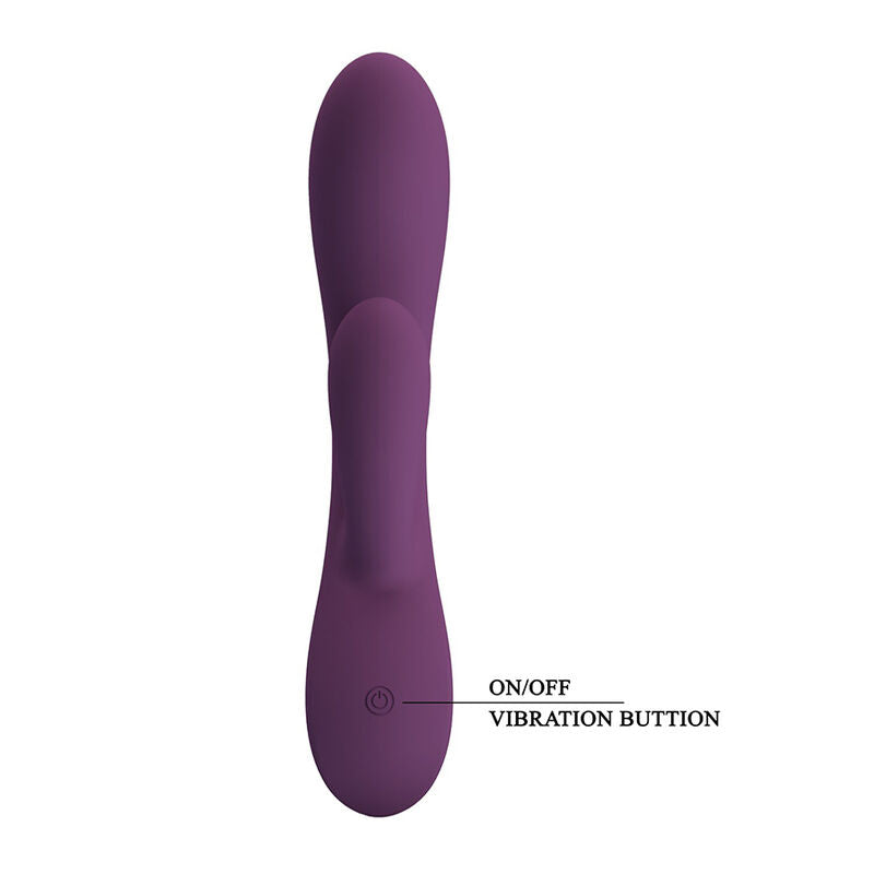 Pretty Love Rosolyn Vibratore Rabbit Ricaricabile 10 Funzioni Viola – immagine 6