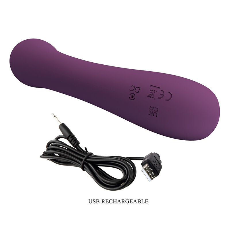 Pretty Love Rosolyn Vibratore Rabbit Ricaricabile 10 Funzioni Viola – immagine 9