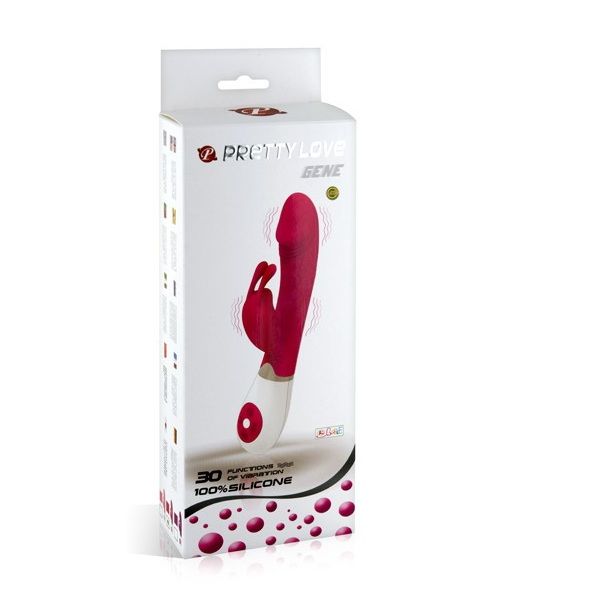 Pretty Love Gene Vibratore Rabbit 30 Funzioni Lilla e Bianco – immagine 2