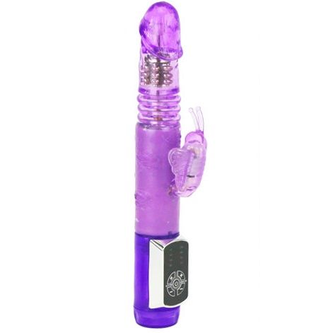 Baile Butterfly Prince Vibratore Rabbit Rotante con Stimolatore Clitoride – immagine 2