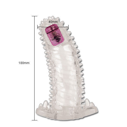 Baile Brave Man II Guaina Estensore Vibrante con Stimolatore Anale