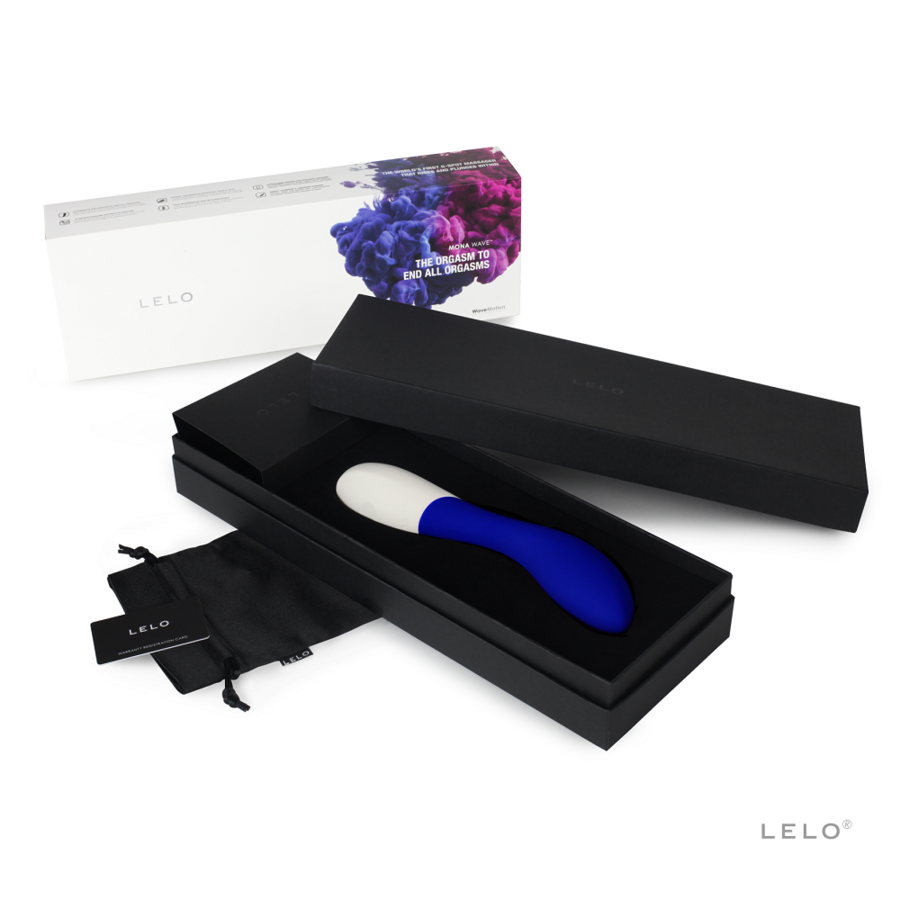 LELO Mona Wave Vibratore Punto G con Movimento Come Qui Blu notte – immagine 3