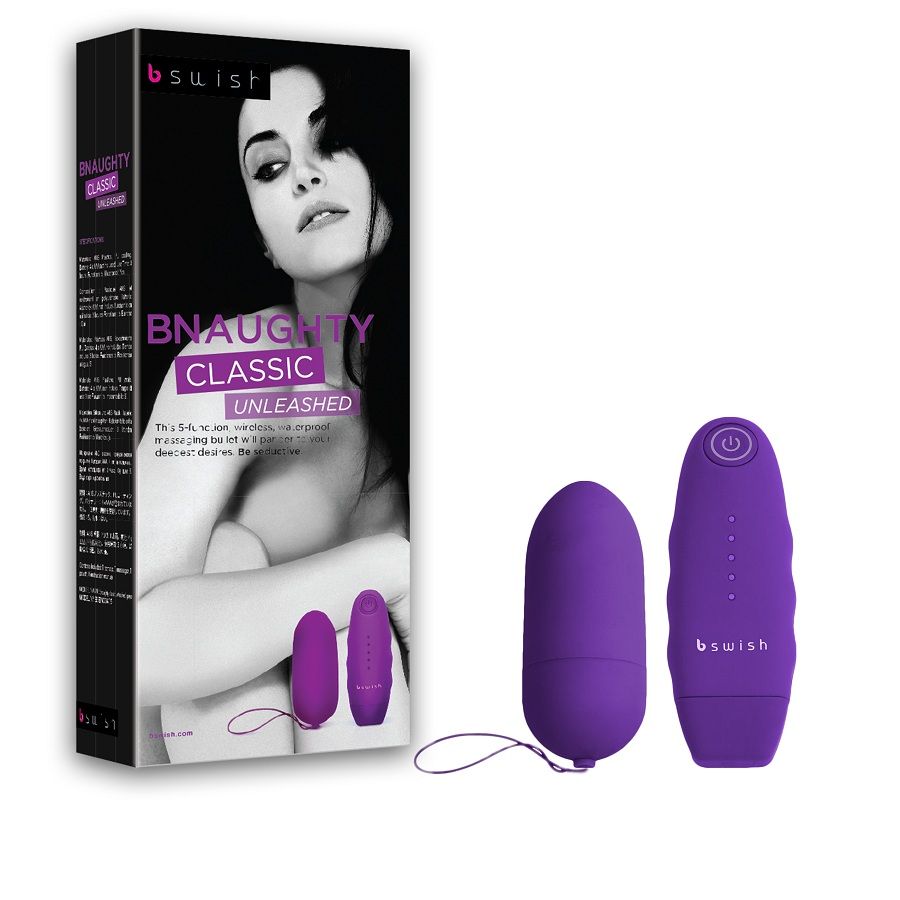 B Swish Bnaughty Classic Unleashed Proiettile Vibrante con Telecomando Rosa – immagine 6