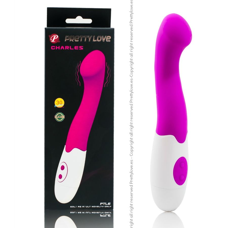 Pretty Love Charles Vibratore 30 Funzioni Lilla e Bianco
