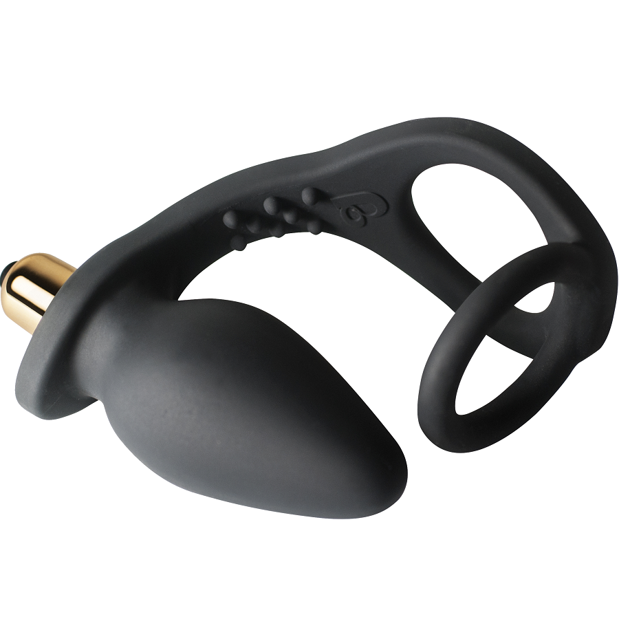 Rocks-Off Ro-Zen Plug Prostatico con Doppio Anello Vibrante 7 Velocità