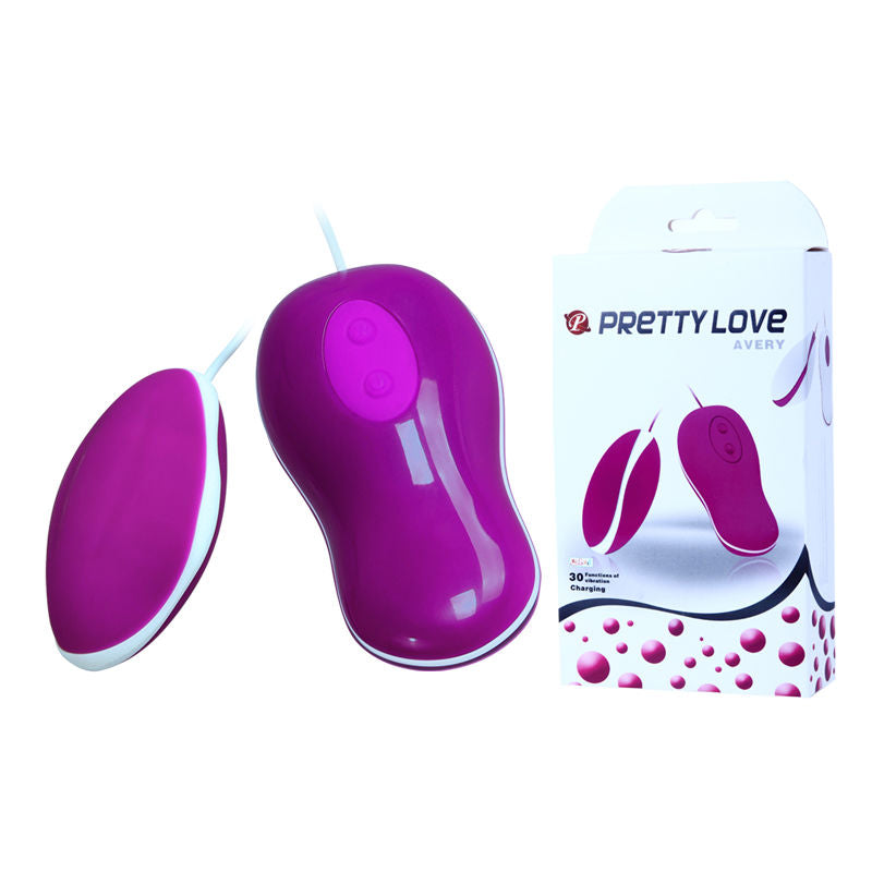 Pretty Love Avery Ovetto Vibrante con Telecomando a Filo 30 Funzioni