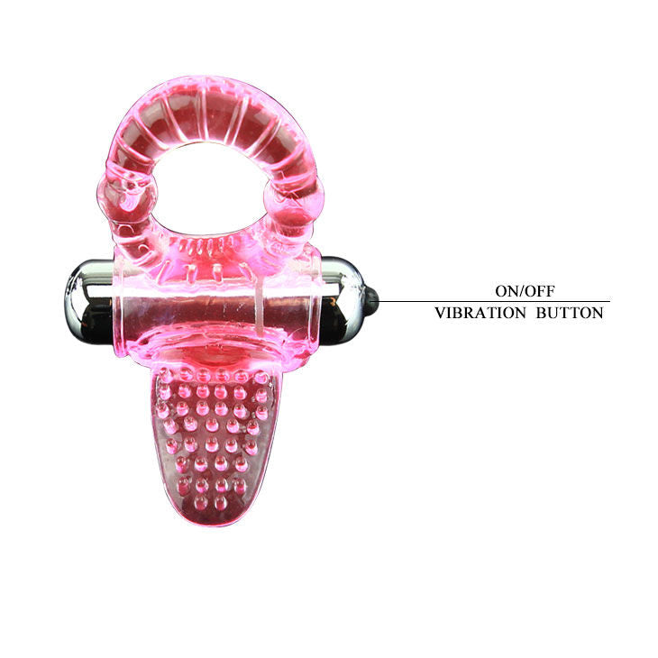 Baile Sweet Ring Anello Vibrante 10 Ritmi con Bullet Rosa – immagine 5