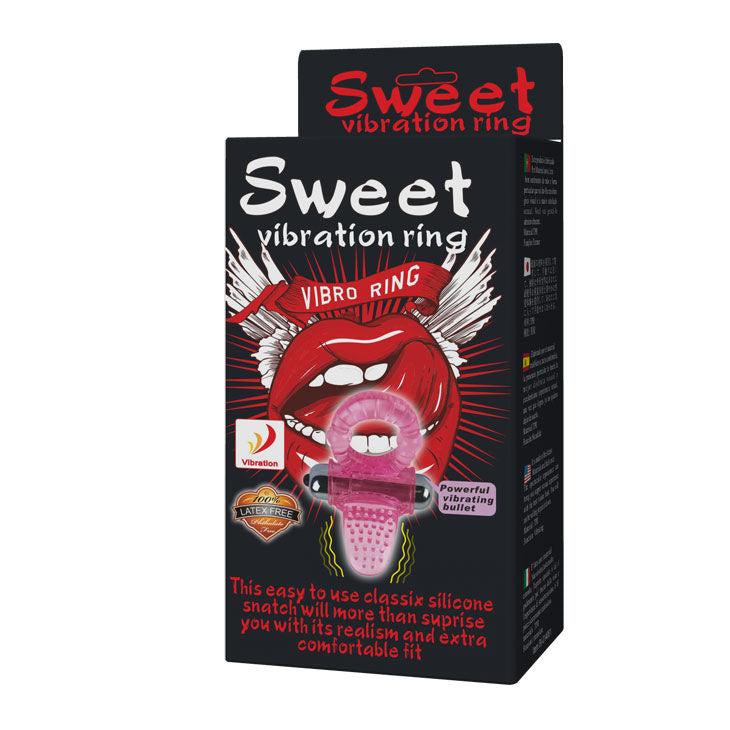 Baile Sweet Ring Anello Vibrante 10 Ritmi con Bullet Rosa – immagine 7