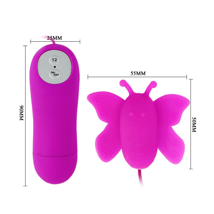 Baile Love Eggs Stimolatore Clitoride a Farfalla con Telecomando 12 Velocità – immagine 5