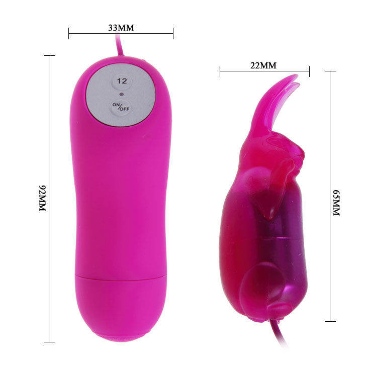 Baile Secret Coniglietto Ovetto Vibrante con Telecomando a Filo 12 Velocità – immagine 5