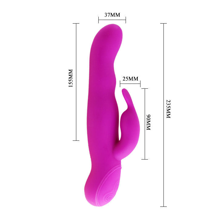 Pretty Love Hale Vibratore Rotante con Stimolatore Clitoride Lilla – immagine 7