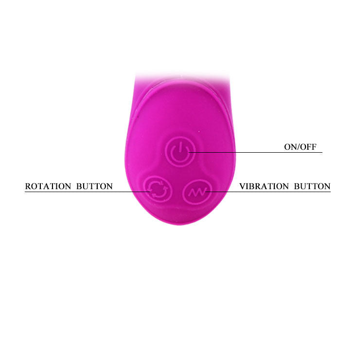 Pretty Love Hale Vibratore Rotante con Stimolatore Clitoride Lilla – immagine 8