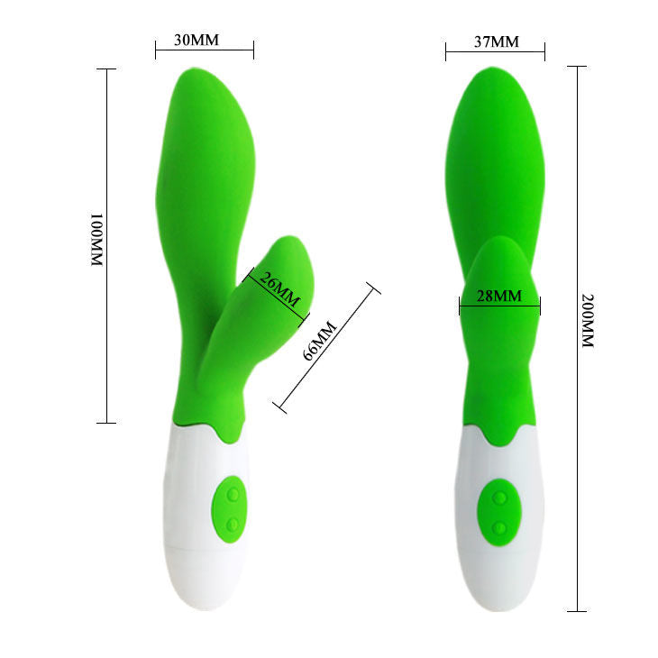 Pretty Love Owen Vibratore con Stimolatore Clitoride 30 Funzioni Verde – immagine 7