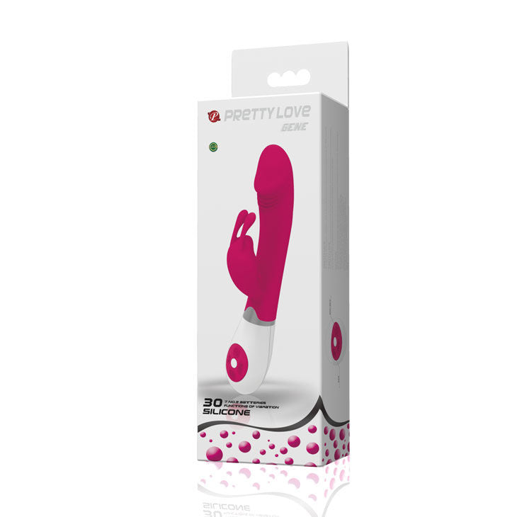 Pretty Love Gene Vibratore Rabbit 30 Funzioni Lilla e Bianco – immagine 9