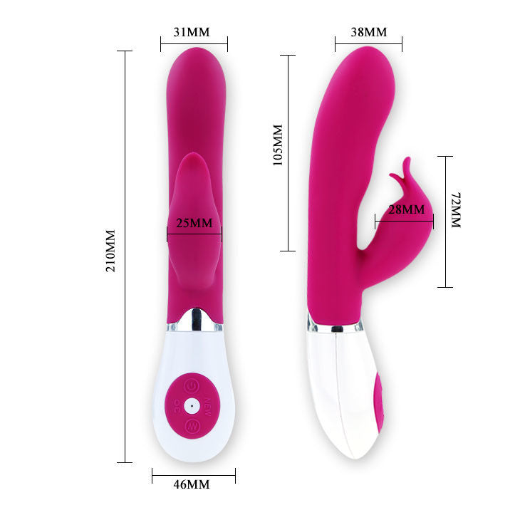 Pretty Love Felix Vibratore Rabbit 30 Funzioni Lilla e Bianco – immagine 6