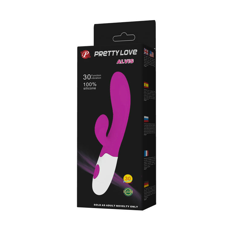 Pretty Love Alvis Vibratore con Stimolatore Clitoride 30 Funzioni Lilla – immagine 9