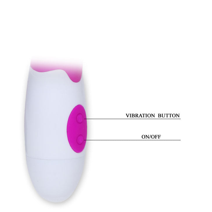 Pretty Love Snappy Vibratore con Stimolatore Clitoride 30 Funzioni Lilla e Bianco – immagine 9